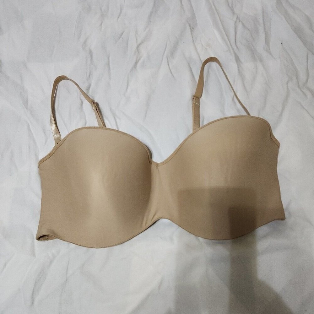 maidenform bra 40DD Nude Underwire Convertible 05032 strapless